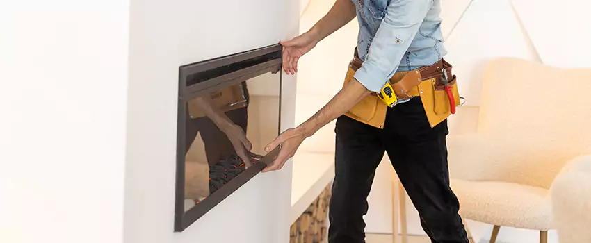 Metal Fireplace Installation in Five Corners, Washington