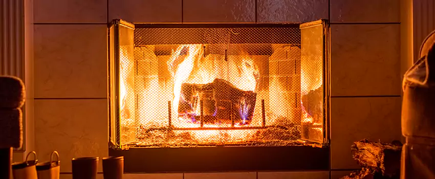 Mendota Hearth Landscape Fireplace Installation in Five Corners, Washington