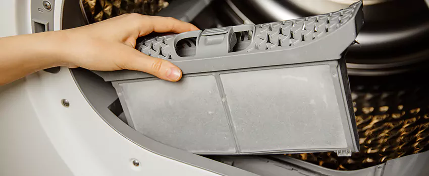 Signs Of A Clogged Dryer Lint Trap in Five Corners, Washington