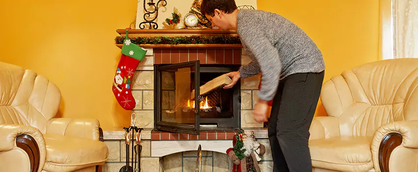 Rusted Metal Fireplace Restoration in Five Corners, Washington